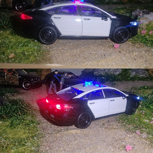 1/64 Polizei Modellautos LED für Modifik Ferngesteuerte Beleuchtung Elektronik BausatzLz4 - Bild 9 von 30
