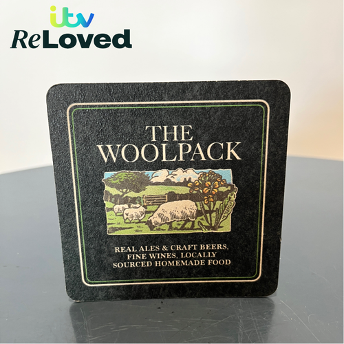 EMMERDALE: The Woolpack pub drinks coaster - preloved by ITV