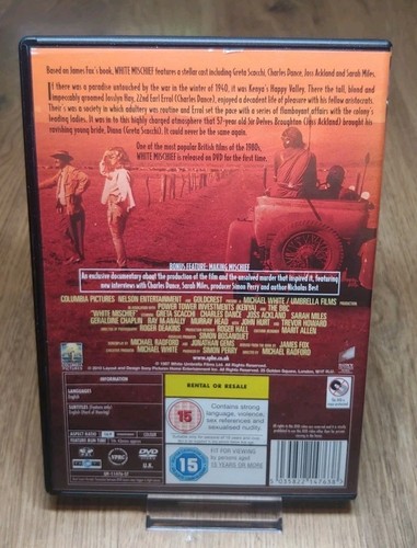White Mischief - DVD Film Movie (1987) Crime Thriller Charles Dance - Region 2 - Picture 2 of 4