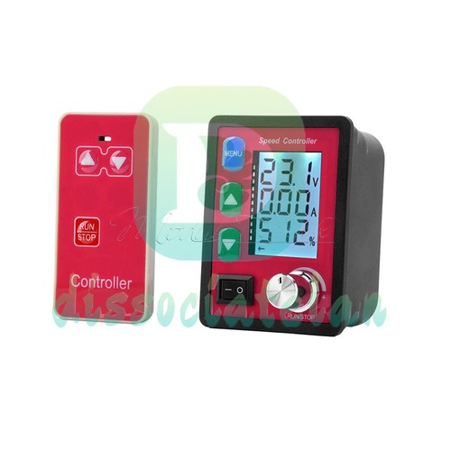 DC6-55V 20A PWM Wireless Remote Intelligent DC Brush Motor Speed Controller DE - Picture 18 of 22