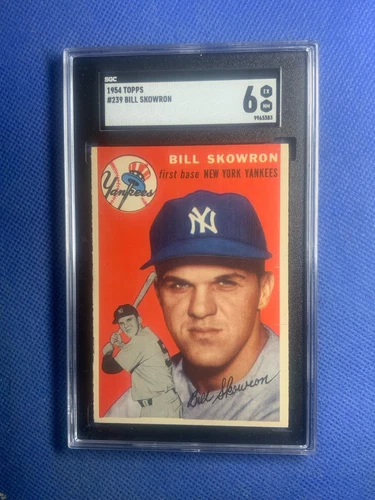 1954 Topps - #239 - Bill Skowron - SGC 6 - EX-NM