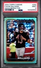 2024 Topps Chrome CALEB WILLIAMS 69/199 AQUA REFRACTOR #202 PSA 9 MINT Rookie