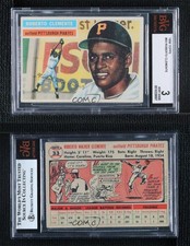 1956 Topps Roberto Clemente (White Back) #33 BVG 3 HOF