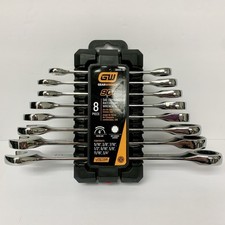 GearWrench 86695-06 SAE 90-tooth Combination Ratcheting 8 piece Wrench Set NEW