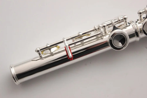 Nuevo Flauta 372 Plateado Flauta Instrumento Pata C 16 Agujeros Agujero Cerrado Llave E - Imagen 17 de 21