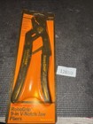 Sears Craftsman Professional USA Nos Robo Grip 45010 V Notch Jaw 10” Large Plier