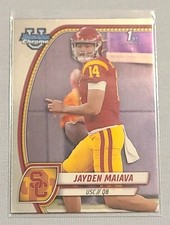 2024 Bowman University Chrome - Jayden Maiava #195 (RC)-USC