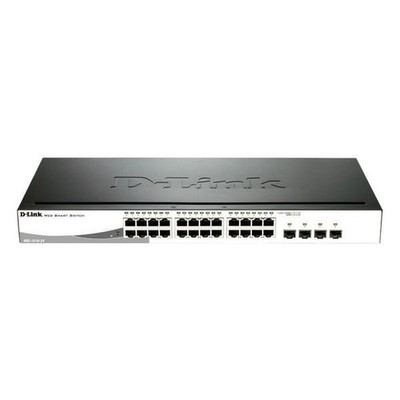 D-Link DGS-1210-24 - 24-Port Smart Managed Gigabit Switch (komplett OVP,fanless)