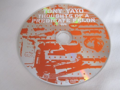 Tony Yayo Thoughts Of A Predicate Felon (2005) Album Collector's Edition CD/DVD - Picture 12 of 16