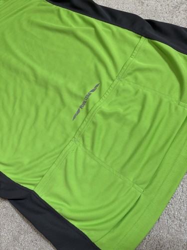 Camiseta deportiva de ciclismo Pearl Izumi para hombre XL verde lima 1/2 cremallera serie seleccionada bolsillos logotipo - Imagen 12 de 13