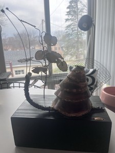Rare Vintage Mid-Century 1966 Jere Brutalist Snail Sculpture