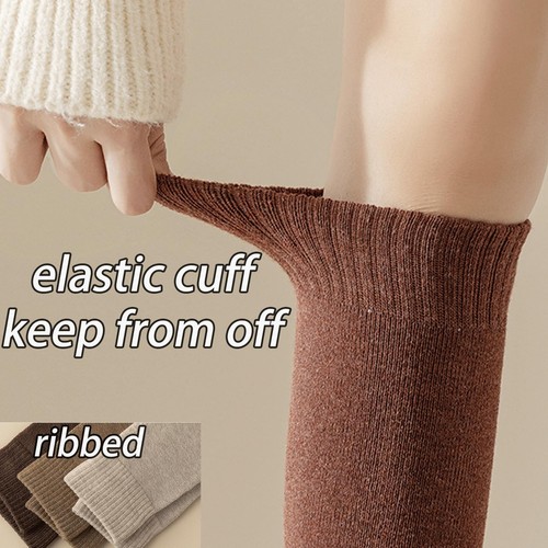 Thigh KneeHigh Thermal Women Socks Warm Long Winter Boot MidCalf Stocking - Picture 4 of 7