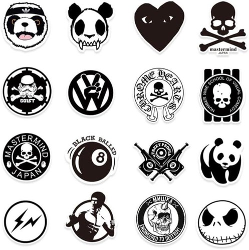 100pcs Skateboard Stickers, Vinyl Waterproof Stickers - Picture 3 of 3