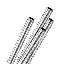4Pcs 304 Stainless Steel Tube, 4mm OD 0.4mm Wall Thick 300mm l Straight Tubing
