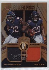 2021 Panini Gold Standard Gold Pairs /299 David Montgomery Tarik Cohen #GP-CH