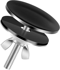 2 Inch Kitchen Sink Hole Cover, Black Metal Faucet Cover Stainless 