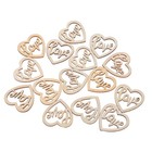  15 Pcs Hochzeitsdekoration Aus Holz Wood Happy Birthday Sign Holzherzen