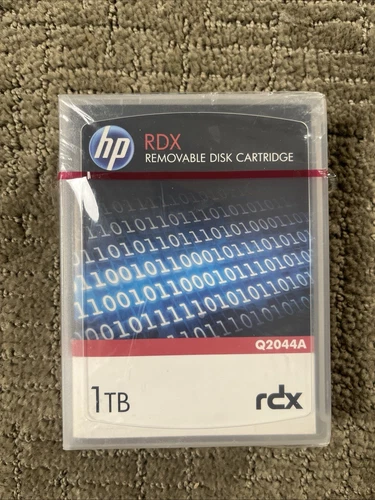 HP RDX 1TB Removable Disk Cartridge Q2044A Hewlett Packard Vintage
