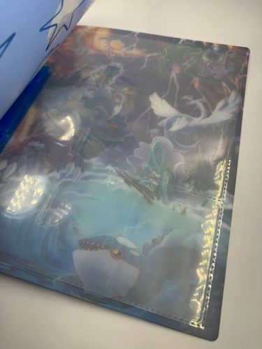 Pokemon Card Pokepark 2005 Limited Premium File Blue Sheet - 3 x FILE ONLY - Picture 2 of 3