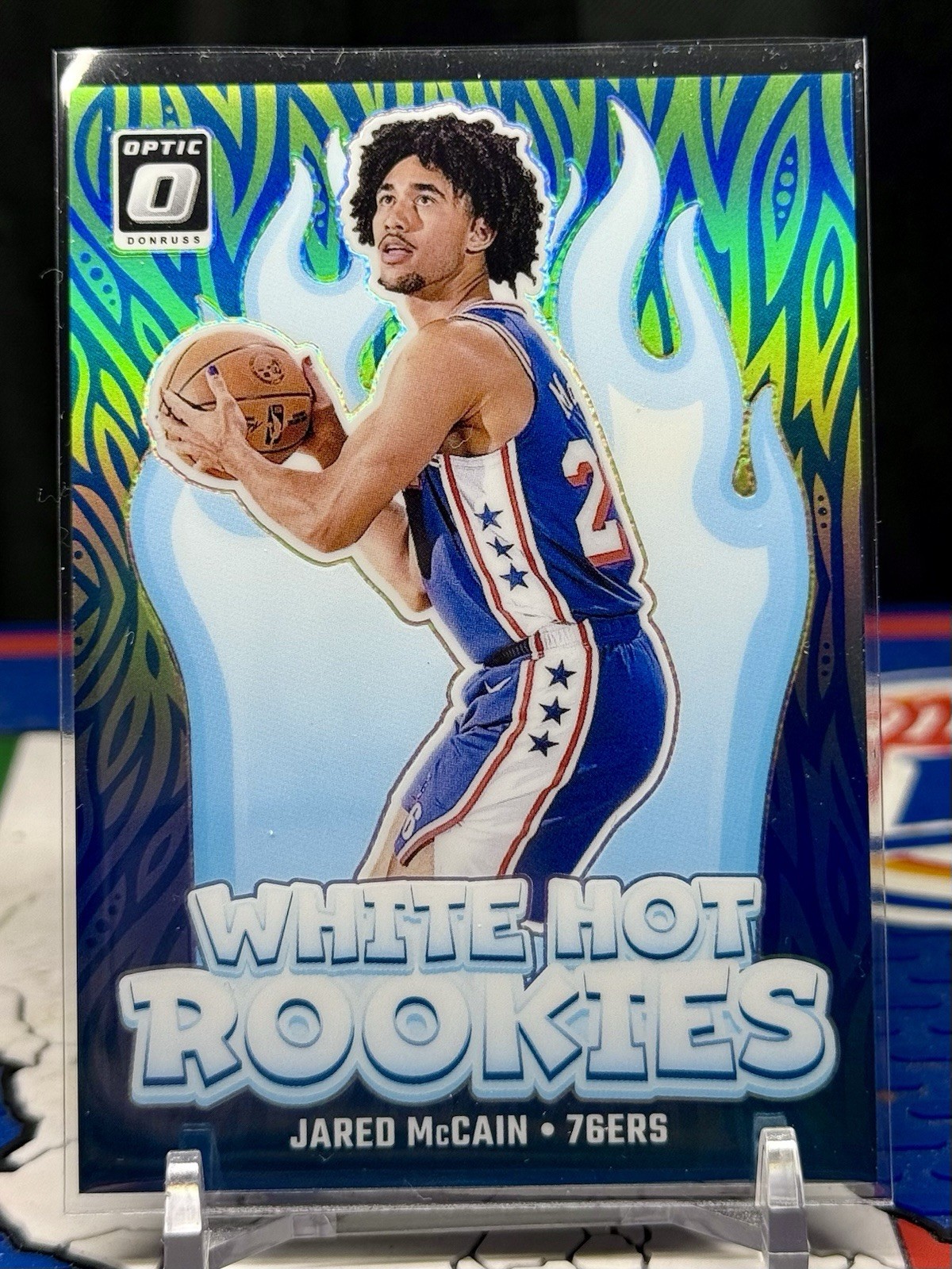 2024-25 Donruss Optic Lime Green /199 White Hot Rookies Jared McCain #2