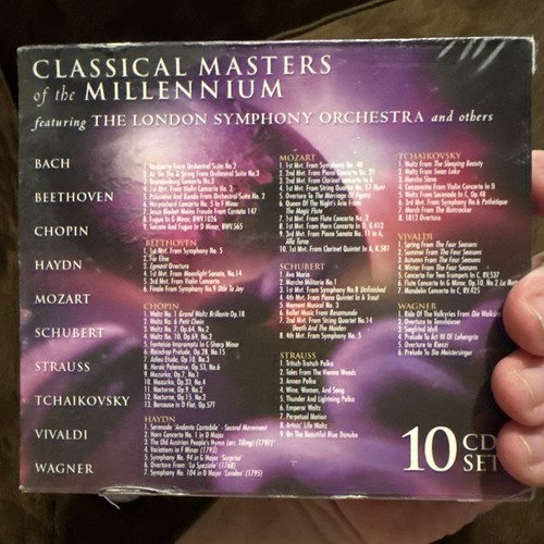 Classical Masters of the Millennium-10 CD set-New Sealed- free shipping-Chopin.. - Bild 3 von 3