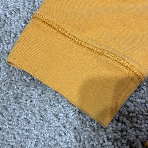 Sperry Top Sider Rugby Yellow Pullover Sweater Elbow & Shoulder Pads Mens XL - Picture 6 of 14