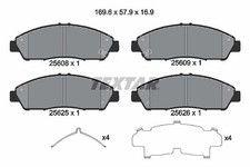 TEXTAR Bremsbelagsatz, Scheibenbremse Vorderachse u.a. für ACURA, HONDA