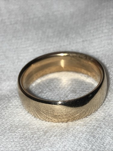 James Avery 14K Yellow Gold Wedding Band Ring Size 8.75 - Picture 2 of 4