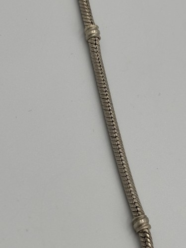 Pandora 925 Sterling Silver Moments Snake Chain Bracelet - Picture 5 of 9