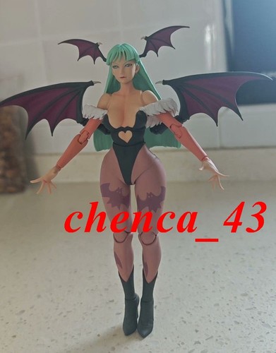 Figura de acción Storm Toys 1/12 VAMPIRE DARKSTALKERS Morrigan juguetes coleccionables de 6" - Imagen 23 de 24