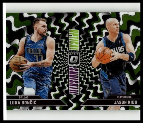 2024-25 Donruss Optic Optical Illusions Luka Doncic Jason Kidd #1