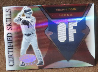 13886 2005 CERTIFIED CERTIFIED SKILLS MATERIALS CRAIG BIGGIO #CS5 212/250