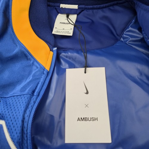 Nike X AMBUSH Deep Royal Blue/Game Royal/University Gold Giacca Uomo M Nuova con etichette - Foto 8 di 9