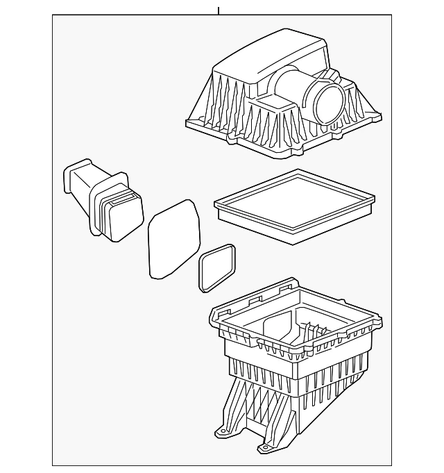 Conjunto de filtro de aire genuino GM 23234980 Foto 2 de 3