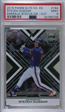 2016 Elite Extra Edition Status Emerald Die-Cut /49 Steven Duggar PSA 9 MINT
