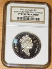 1992 Canada (Kingston York Stagecoach) Silver Dollar NGC PF 69 ULTRA CAMEO COIN