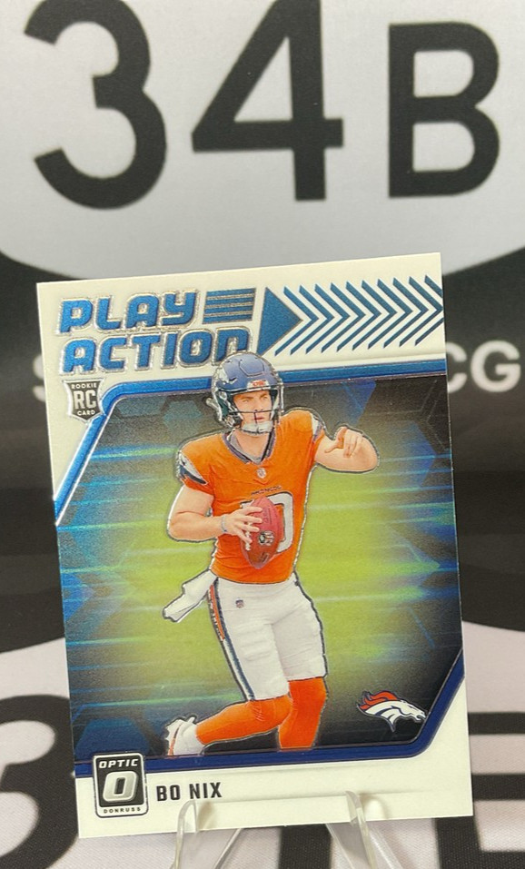 2024 Panini Donruss Optic - Bo Nix Play Action (RC) #6