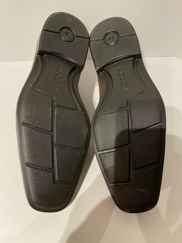 Mocasines con puntera de bicicleta M-11 ECCO Edinburgh cuero marrón sin cordones 632644 para hombre EU 45 - Imagen 11 de 12