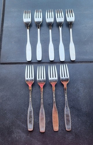 85 Pc Set PAUL REVERE Oneida Community Stainless Forks Spoons Knives Serving Set - Picture 7 of 19