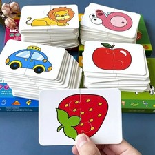 32PCS Kids Matching Cards Puzzle Early Learning Memory Game for Toddlers