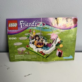 Lego 41090 - Friends Olivia's Garden Pool - Complete! w/Manual - Partially Built