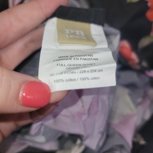 Pottery Barn Country Floral Bettbezug Full Queen F/Q Teenager 2 Euro Kissenbezüge - Bild 6 von 10