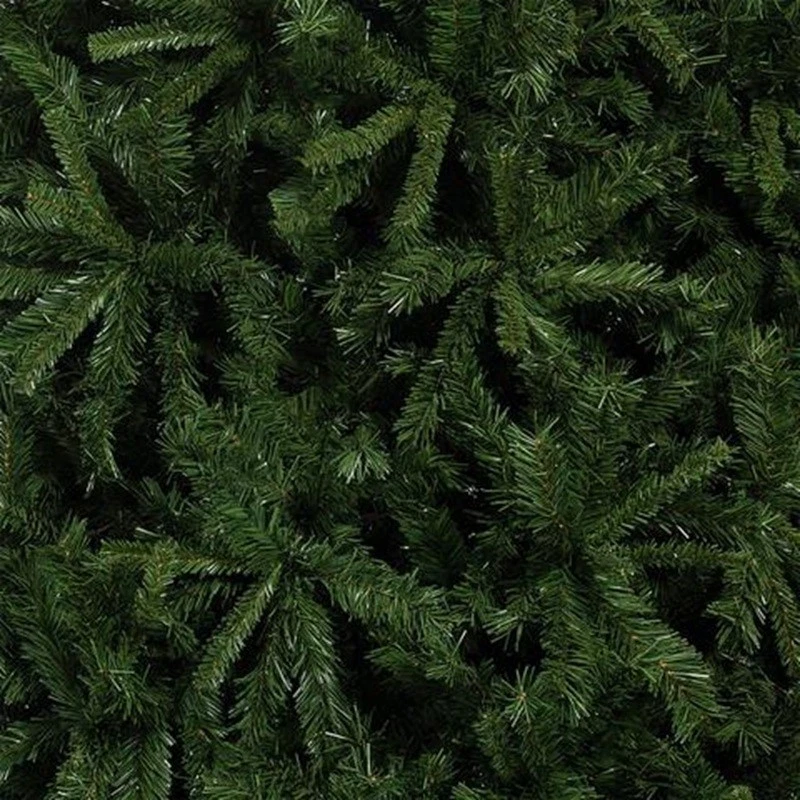 albero di natale 210 CM verde germogliato 1640 rami + sfere pvc colori a scelta - Immagine 3 di 4