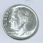 1960 Roosevelt Dime 90% Silver Coin Circulated Coin #6213
