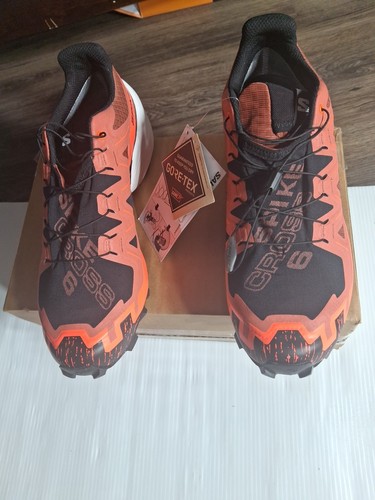 Salomon Spikecross 6 GTX Gore-Tex Waterproof Hiking Shoes Men’s Sz 10.5 - Picture 2 of 14