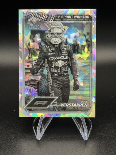 2024 Topps Chrome Sapphire Formula 1 F1 #149 Max Verstappen B&W /20 Sprint