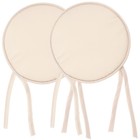 2 Stück Esszimmerstuhl-Schwammkissen, langsames Rückprall-Sitzkissen,