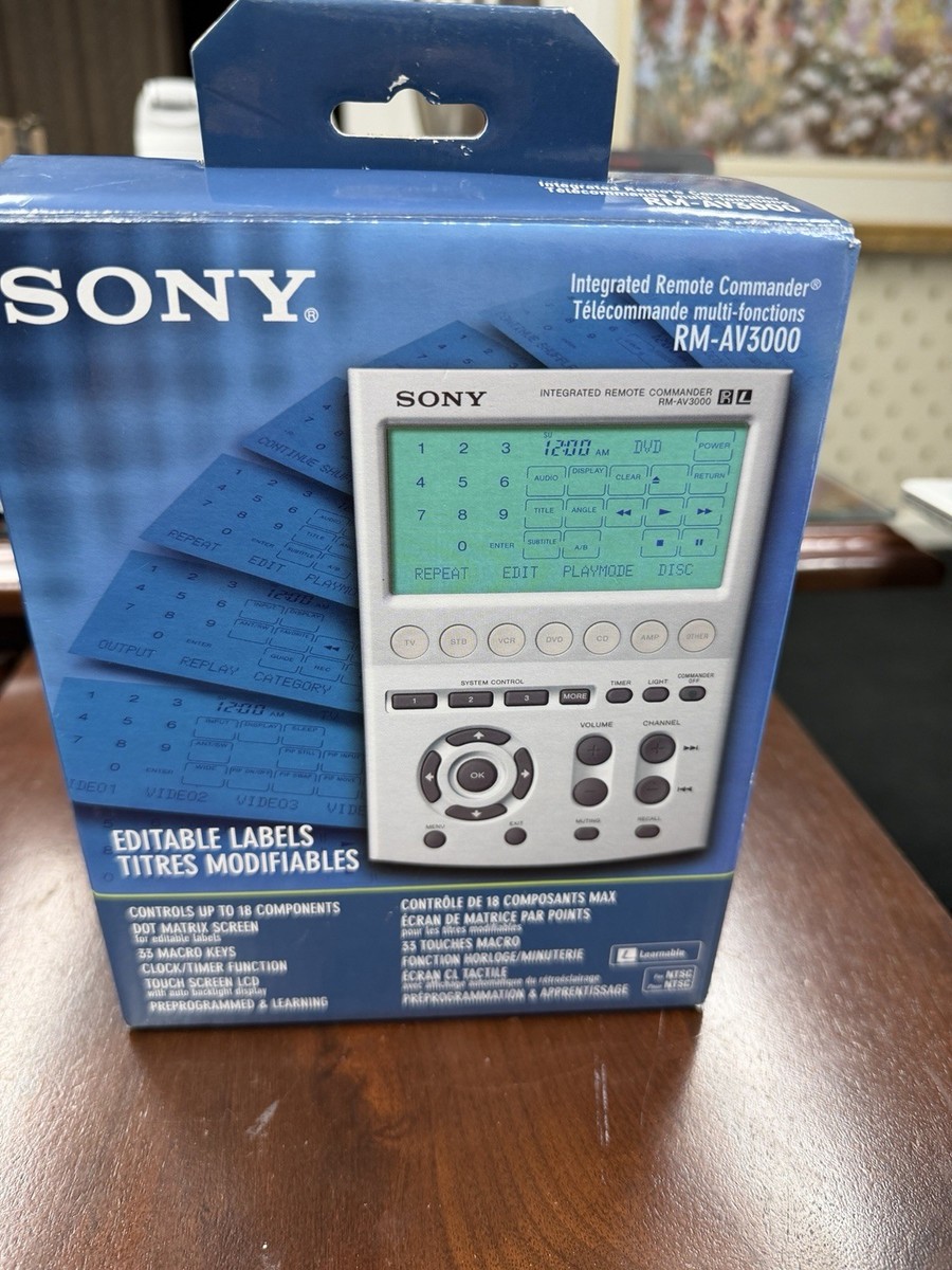 Sony RM-AV3000 Remote Control for sale online | eBay