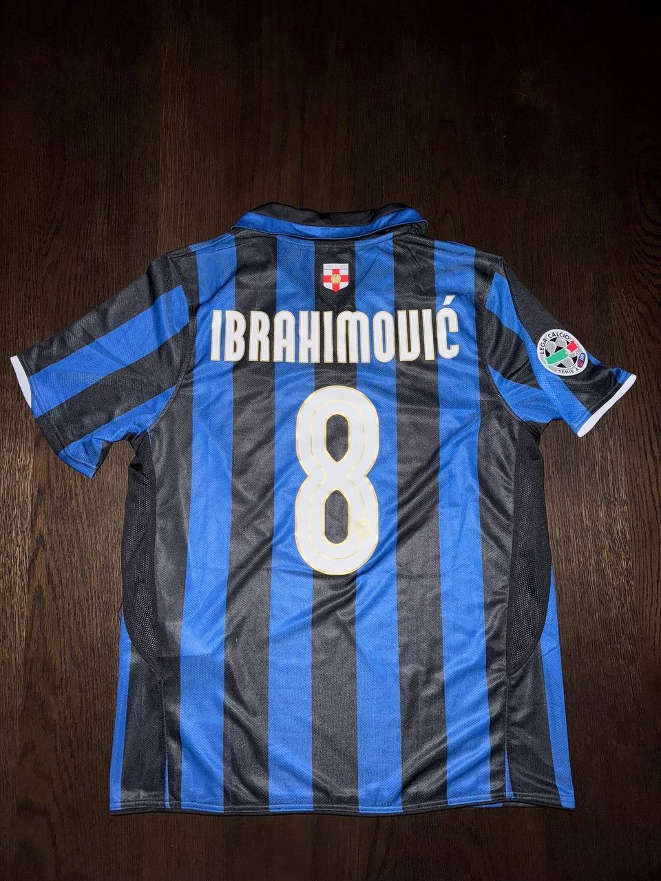 Inter Milan 2007/2008 Home Kit #Ibrahimović 8 XL - FREE SHIPPING