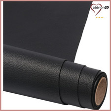 Lederflicken Reparatur Set Selbstklebend 40x300 cm Schwarz für Möbel, Sofas